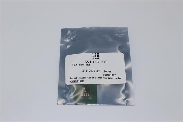 Чип картриджа WellChip Xerox WorkCentre 7120/7125/7220/7225/006R01462, Yellow, 15K