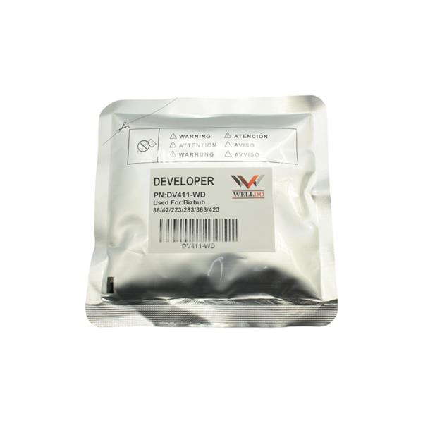 Девелопер WELLDO Konica Minolta Bizhub 36/42/223/283/363/423/DV-411, 300г/пакет