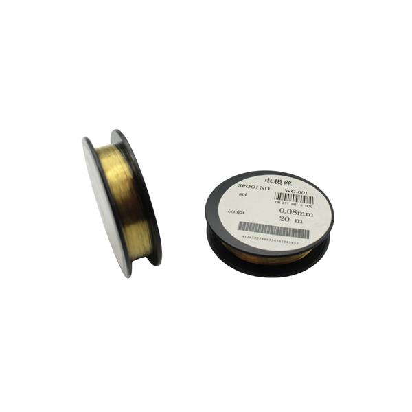 Дріт (нитка коротрона) для Canon/Konica Minolta/Ricoh/Sharp/Toshiba, 20м/котушка, діаметр 0.08 мм/GOLD/Grade B/FY3-00820