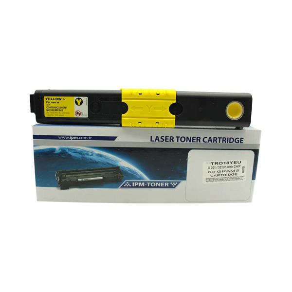 Картридж IPM OKI C301/321, Yellow, 2000 копій/туба