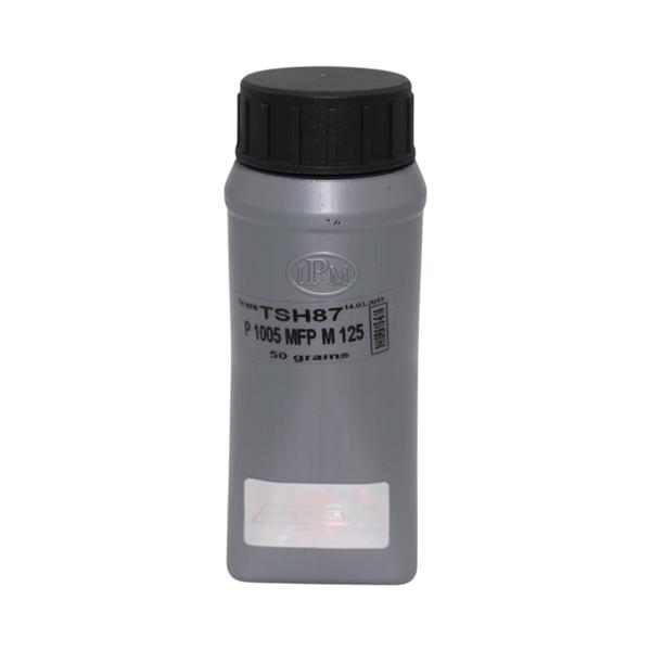 Тонер IPM HP LJ P1560/1566/1005/1006/1102/1505/1530/1600/1606/M1120/1132/1522/1536/Canon LBP3010/3100/3250/MF4410/4420/4430/4450/4550/4570/4580/Canon 728/712/CB435A/CB436A/CE278A/CE285A, UNIVERSAL B, 50г/банка