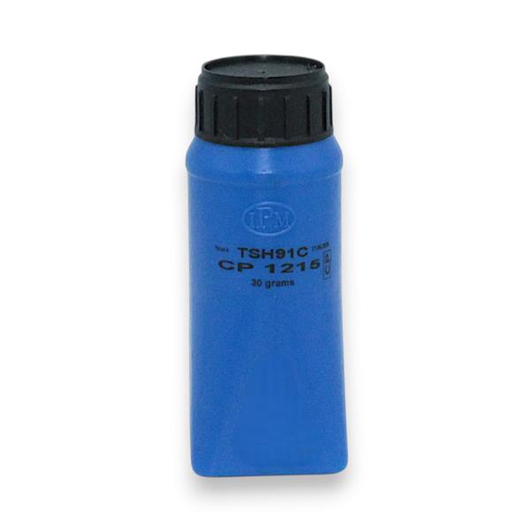 Тонер IPM HP COLOR LJ CP1215/1515/1518/1025/1210/1510/2025/3505/3525/CM1015/1017/1300/1312/3520/3530/COLOR LJ 1600/2600/2605/2700/3000/3600/3800/5500/5550/M175/252/275/277/351/375/377/451/452/475/477/551/552/553/Canon LBP5050/5300/7010/7018/7700/7750/MF8050/8450/9130 та інші моделі, Cyan, 30г/банка