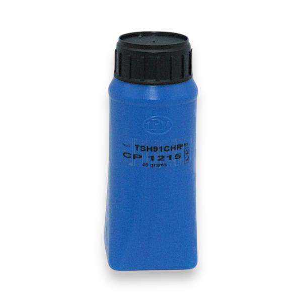 Тонер IPM HP COLOR LJ NEW SPHERICAL Chemical CP1215/1515/1518/1025/1210/1510/2025/3505/3525/CM1015/1017/1300/1312/3520/3530/COLOR LJ 1600/2600/2605/2700/3000/3600/3800/5500/5550/M175/252/275/277/351/375/377/451/452/475/477/551/552/553/651/M880z/4202dw/4202dn/Canon LBP673/5050/5300/7010/7018/7100/7700/7750/MF621/624/626/752/754/8050/8210/8450/9130/4302dn/4302fd/4302fdw та інші моделі, Cyan, 45г/банка