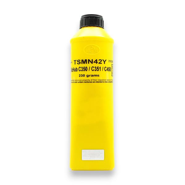 Тонер IPM Konica Minolta BizHub C350/351/450/KM-C2230, Yellow, 230г/банка