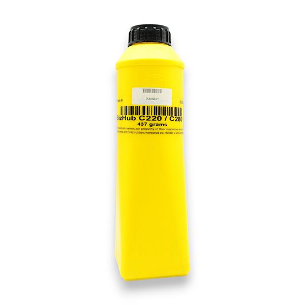 Тонер IPM Konica Minolta Bizhub C220/280, Yellow, 437г/банка