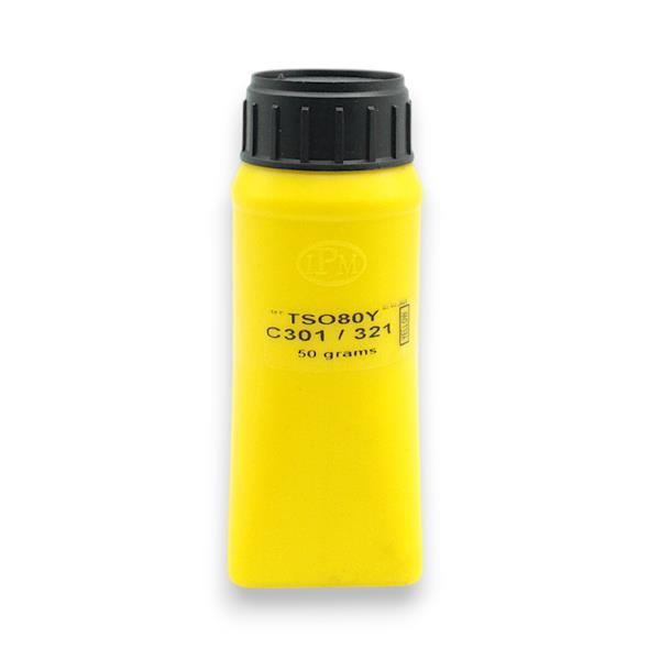 Тонер IPM OKIDATA C301/321, Yellow, 50г/банка