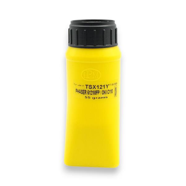 Тонер IPM Xerox Phaser 6121/Epson C1600/Minolta QM S1600/1650/1690/OKI C110, Yellow, 55г/банка