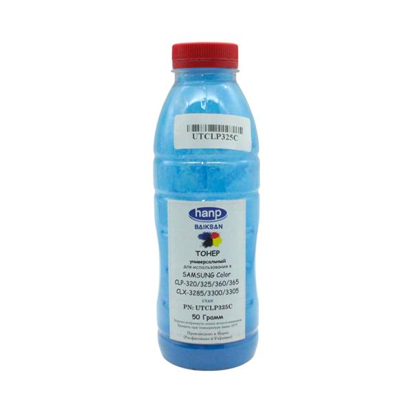 Тонер HANP Samsung COLOR CLP-320/325/360/365/CLX-3285/3300/3305/3306 (CYBEN®) Packed in Ukraine! Cyan, 50г/банка
