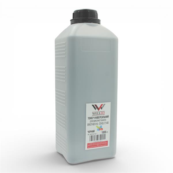 Тонер WELLDO Brother HL-2040/2140/5340/5350/5440/5445/5450/5590/6200/TN-350/360/580/750/850, Packed in Ukraine! з мішка WDTB2140! 1000г/банка