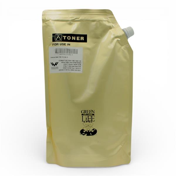 Тонер WELLDO ECO Line HP LJ P1560/1566/1600/1606/1530/1005/1006/1007/1008/1102/1505/M1522/1536/1120/1132/1212/1322/Canon MF4410/4420/4430/4450/4550/4570/4580/LBP3010/3100/3250/1210/Canon 728/712/CB435A/CB436A/CE278A/CE285A, універсальний, 1000г/пакет