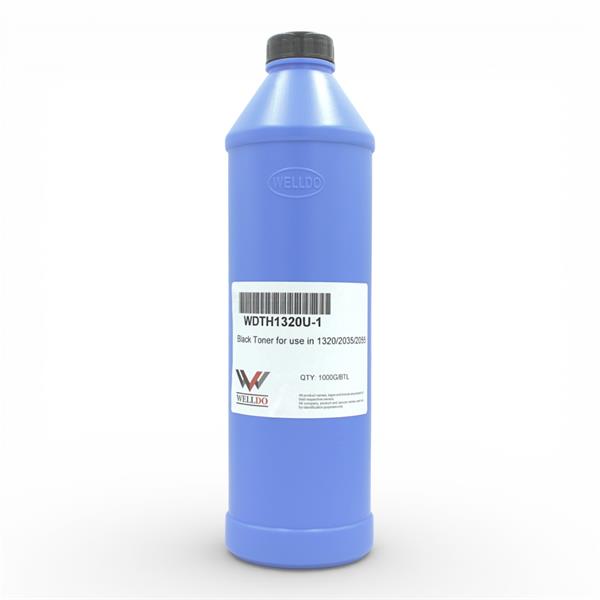 Тонер WELLDO HP LJ 1320/1160/1000/1010/1012/1015/1018/1020/1022/1200/1220/5L/6L/2100/2200/2300/2400/2410/2420/2430/3100/3105/3300/3310/3320/3330/3380/3390/3392/5200/8000/P2014/2015/2035/2055/3005/3015/M3027/3035/5025/5035/M102/104/106/125/127/130/132/134/201/225/Canon LBP440/445/460/465/660/1210/2460/EP-A/MF211/212/215/216/217/221/223/226/227/229/231/232/233/236/237/244/247/249/LBP151/Q5949A/Q2610A/C4096A/Q7553A/Q7516A/Q7570A/Q7551A/Q6511A/C3909A/Q2612A/CE505A/CE255A/C7115A/Q3906A/CF283A/Canon 737/CF217A/CF219A/CF234A + ЛІЙКА, універсальний, СУПЕР ЯКІСТЬ не поступається STATIC CONTROL! 1000г/банка