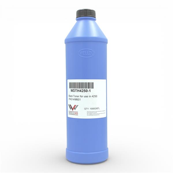 Тонер WELLDO HP LJ P4014/4015/4515/4000/4050/4100/4200/4250/4300/4350/5000/5100/8100/8150/M4555/Enterprise 600/700 M601/602/603/604/605/606/607/608/609/625/630/631/632/633/712/725/Canon LBP351/352/3950, CC364A/C8061A/C8543X/C4127A/Q5942A/Q1338A/Q1339A/Q4129X/C4182X/CF214A/CF237A/CF390A + ЛІЙКА, універсальний, 1000г/банка