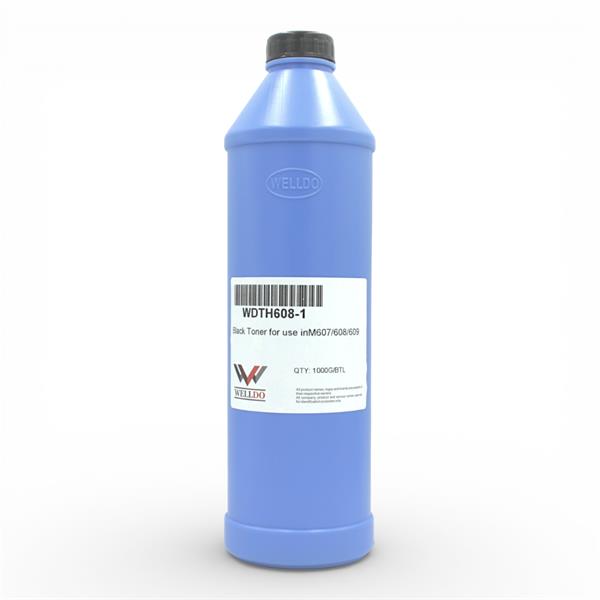 Тонер WELLDO HP LJ Enterprise M607/608/609/610/611/612/631/632/633/634/635/636/M428/M430A/M507/M528/M211/M236/Pro 3003/3103/Canon LBP325/LBP122/LBP223/226/228/LBP361/362/MF272/MF275/MF443/445/446/449/MF542/543/X1238/iR1643, CF237A/CF237X/CF259A/CF259X/CF289A/CF289X/CF289Y/W1360A/W1450A/W1470A/T06/T08/Canon 056/056L/056H/057/057H/071/071H/073 + ЛІЙКА, також хороші результати в Canon 070, 1000г/банка