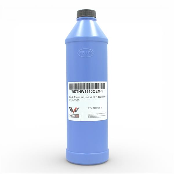 Тонер WELLDO HP LJ Pro 4002/4003/4004/MFP 4102/4103/4104/Canon LBP243/246/MF461/463/465/iR1643, 1490A/1510A/1520A/Canon 070/T06, OEM ЯКІСТЬ - краще запікання тонеру, 1000г/банка
