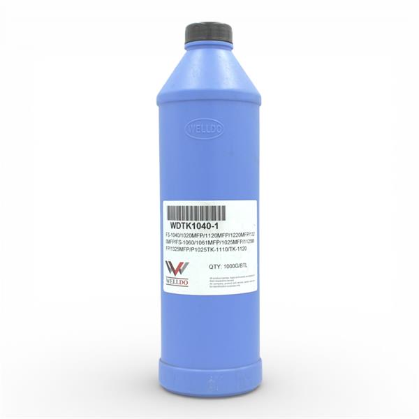 Тонер WELLDO Kyocera FS-1040/1060/1020MFP/1025MFP/1061MFP/1120MFP/1125MFP/1220MFP/1320MFP/1325MFP/P1025/TK-1110/TK-1120 + ЛІЙКА, 1000г/банка