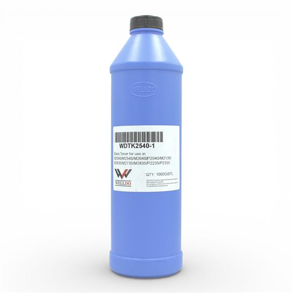 Тонер WELLDO Kyocera ECOSYS M2040/2135/2540/2640/2635/2735/2835/P2040/2235/2335/3045/3050/3055/3060/FS-2100/4100/4200/4300/PA4000/MA4000/TK-1150/TK-1160/TK-1170/TK-1260/TK-1270 +ЛІЙКА, 1000г/банка