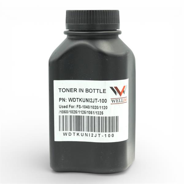 Тонер WELLDO Kyocera FS-1020MFP/1040/1060/1025/1120MFP/1125/TK-1110/1120, TOMOEGAWA, 100г/банка