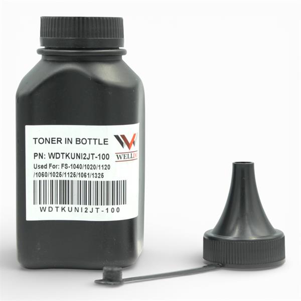 Тонер WELLDO Kyocera FS-1020MFP/1040/1060/1025/1120MFP/1125/TK-1110/1120, TOMOEGAWA, 100г/банка